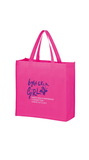 Custom Awareness Pink Non-Woven Tote Bag, 13