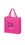 Custom Awareness Pink Non-Woven Tote Bag, 13" x 13, Price/piece