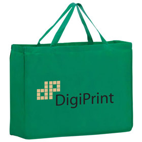 Custom Y2K16612 16"W X 6"Gusset X 12"H Y2K Tote Bags With Non-Woven And Polypropylene Material