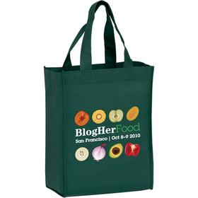 Custom Y2K8410EV 8"W X 4"Gusset X 10"H Tote Bags With Non-Woven And Polypropylene Material
