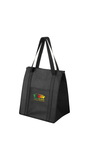 Custom Insulated Non-Woven Grocery Tote Bag and Poly Board Insert, Color Evolution