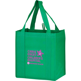 Custom Y2KG12813 12"W X 8"Gusset X 13"H (With Bottom Insert) Y2K Grocery Bags With Inserts