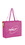 Custom Awareness Pink Non-Woven Over-the-Shoulder Tote Bag? With Side Pockets-Screen Print, Price/piece
