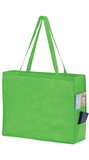 Blank Non-Woven Over-the-Shoulder Tote Bag With Side Pockets, 20