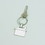 Custom Creative Gifts House Key Chain, Nickel Plate 3" L, Price/each