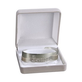 Custom Creative Gifts Pewter Cuff Bracelet Gift Box