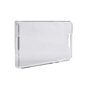 Custom Creative Gifts International Acrylic Handled Tray - 16.5" x 10.5"