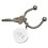 Custom Creative Gifts Disc Key Chain, Nickel Plate 3", Price/each