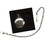 Custom Creative Gifts Brushed Stainless Steel Pocket Watch 12" Chain, Price/each