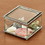 Custom Creative Gifts Square Hinged Box, Glass, 3.25", Price/each
