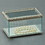 Custom Creative Gifts Rectangular Hinged Box, Glass, 5.25", Price/each