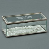 Custom Creative Gifts Rectangular Hinged Box, Glass, 8