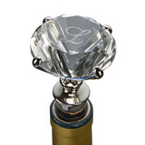 Custom Creative Gifts Clear Diamond Bottle Stopper