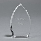 Custom Creative Gifts Optic Glass Trophy Point, 7
