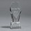 Custom Creative Gifts Optic Crystal Fountain Trophy, 7.25" H, Price/each