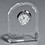 Custom Creative Gifts Optic Crystal Arched Clock, 3.75" x 3.25", Price/each