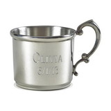 Custom Creative Gifts Baby Cup, Pewter, 4 Oz Capacity, 3