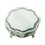 Custom Creative Gifts Princess Victorian Jewelry Box, Silver Plate, 3" L, Price/each