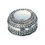 Custom Creative Gifts Beaded Antique Round Box, Silver Plate, 3" Dia, Price/each