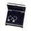 Custom Creative Gifts Square Jewelry Box, Nickel Plate, 3", Price/each