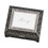 Custom Creative Gifts Square Jewelry Box, Nickel Plate, 3", Price/each