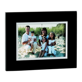 Custom Creative Gifts Ebony Frame Holds 5" x 7" Photo