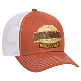 Custom OTTO CAP 83-1239 6 Panel Low Profile Mesh Back Trucker Hat