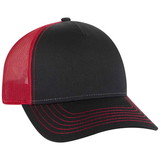 OTTO CAP 102-1318 5 Panel Low Profile Mesh Back Trucker Hat