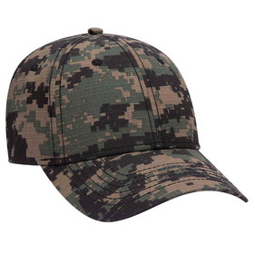 Custom OTTO 103-1178 CAP Digital Camouflage 6 Panel Low Profile Baseball Cap - Embroidery