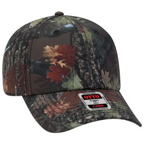 OTTO CAP 103-1263 Camouflage 6 Panel Low Profile Baseball Cap