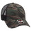 Custom OTTO CAP 105-1247 Camouflage 6 Panel Low Profile Mesh Back Trucker Hat - Embroidery