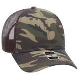 OTTO CAP 105-1247 Camouflage 6 Panel Low Profile Mesh Back Trucker Hat