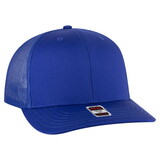 Custom OTTO CAP 112-1 6 Panel Mid Profile Mesh Back Trucker Hat - Full Color Heat Transfer