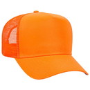 OTTO CAP 117-821 Neon 5 Panel Mid Profile Mesh Back Trucker Hat