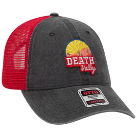 Custom OTTO CAP 121-1202 "OTTO COMFY FIT" 6 Panel Low Profile Mesh Back Trucker Hat