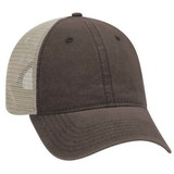 OTTO CAP 121-1202A 6 Panel Low Profile Mesh Back Trucker Hat