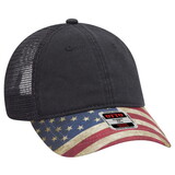 OTTO CAP 121-1281 6 Panel Low Profile Soft Mesh Back Trucker Dad Hat