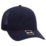OTTO CAP 121-858 6 Panel Low Profile Mesh Back Trucker Dad Hat