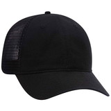 OTTO CAP 121-858 6 Panel Low Profile Mesh Back Trucker Dad Hat