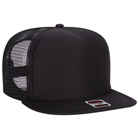 OTTO CAP 132-1037 "OTTO SNAP" 5 Panel High Crown Mesh Back Trucker Snapback Hat