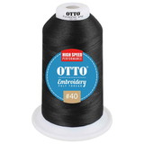 OTTO CAP 157-101 Embroidery Poly Thread #40 5,500 yd. King Cone