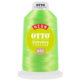 OTTO CAP 157-105 Embroidery Neon Thread #40 5,500 yd. King Cone