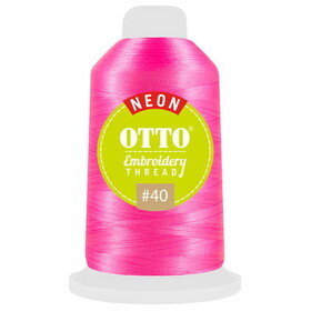 OTTO CAP 157-109 Embroidery Neon Thread #40 1100 yd. Cone