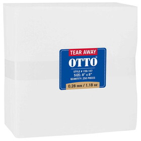 OTTO CAP 159-107 Embroidery Stabilizer Backing Tear Away Sheets
