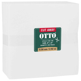 OTTO CAP 160-108 Embroidery Stabilizer Backing Cut Away Sheets