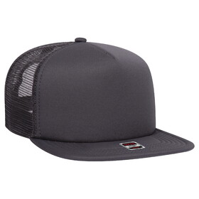 OTTO CAP 164-1190 "OTTO SNAP" 5 Panel Mid Profile Mesh Back Trucker Snapback Hat