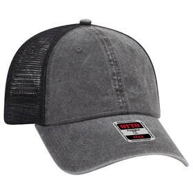 OTTO CAP 169-1264 "OTTO FLEX" 6 Panel Low Profile Mesh Back Trucker Hat