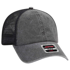 Custom OTTO 169-1264 CAP "OTTO FLEX" 6 Panel Low Profile Mesh Back Trucker Hat - Embroidery