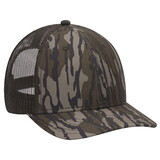 OTTO CAP 171-1293 Mossy Oak Camouflage Superior Polyester Twill 6 Panel Low Profile Mesh Back Baseball Cap