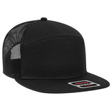 OTTO CAP 172-1298 7 Panel Mesh Back Trucker Snapback Hat